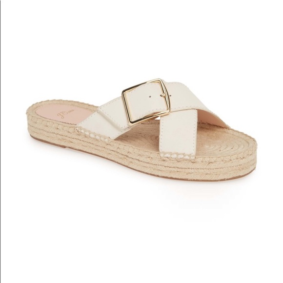 cross strap espadrille sandals